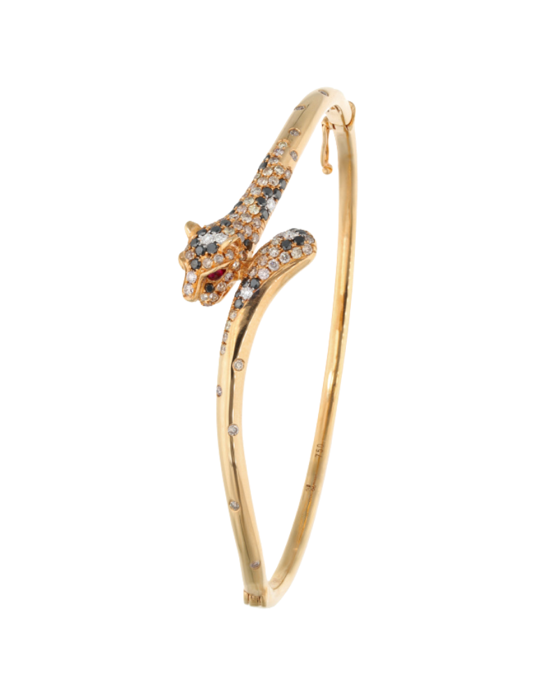 bracelet gold and rubies panter